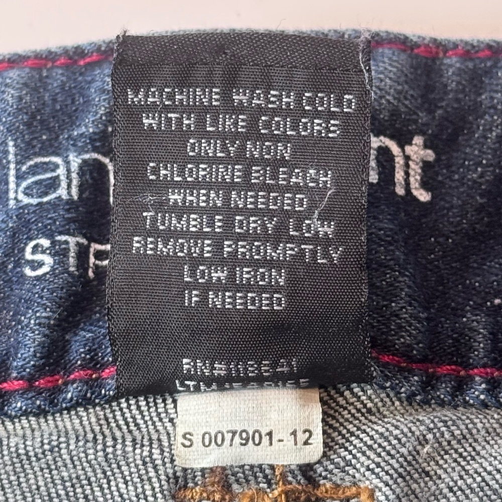 Lane Bryant Genius Fit Straight Jeans 26W Average Dark Wash Stretch Plus Size - Picture 13 of 13